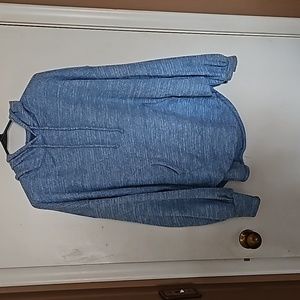 SO light blue hooded sweater